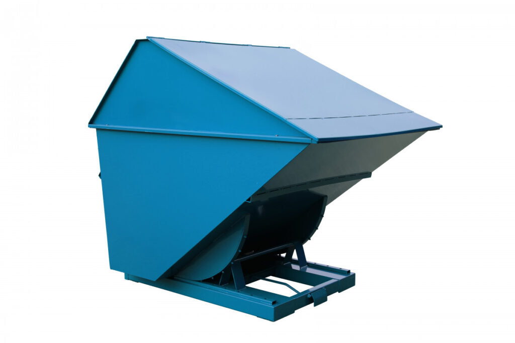 Tippcontainer med lock - 2700L