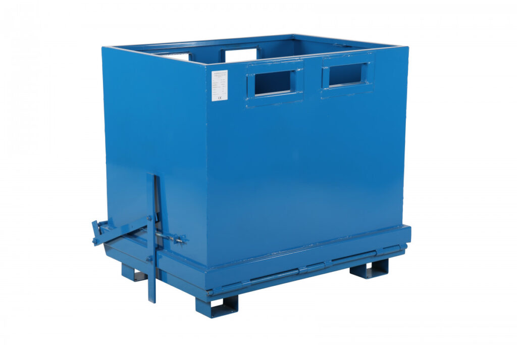 bottentömmande container