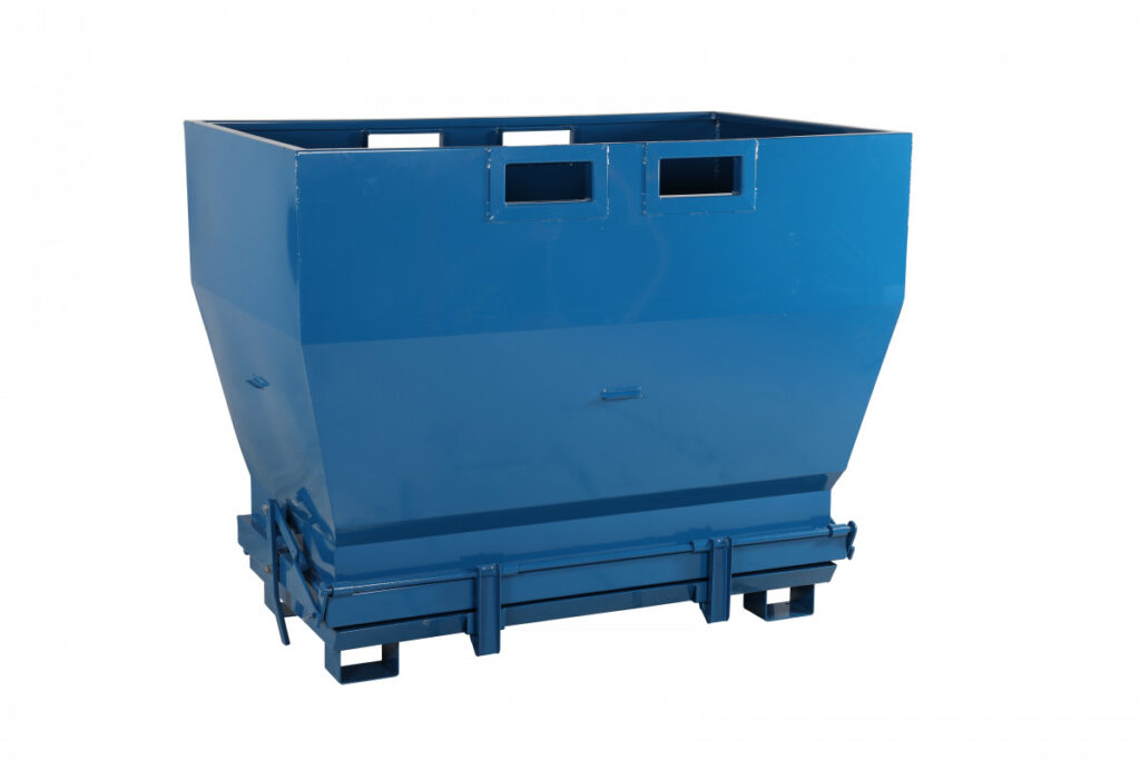 bottentömmande container
